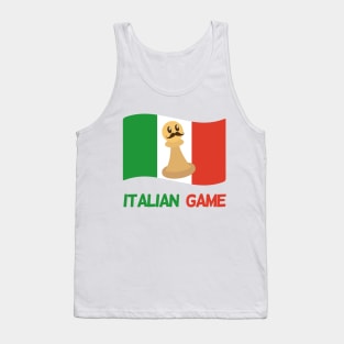 Italian Game Flag | Funny Chess Player Tank Top